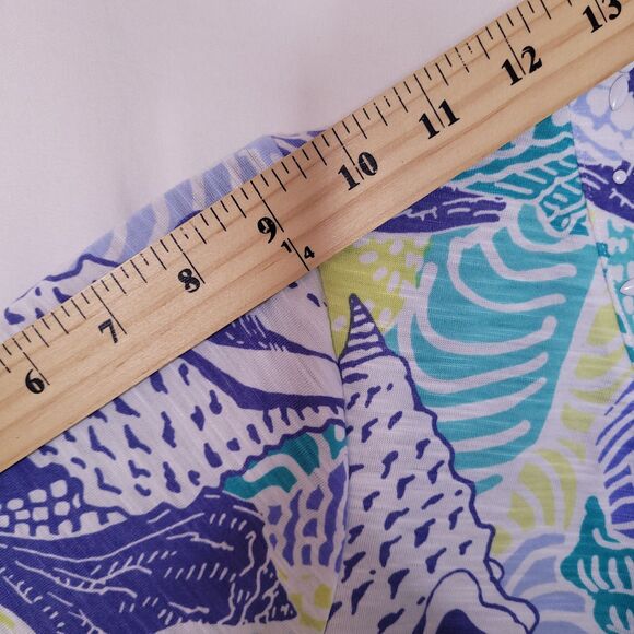 Alfred Dunner Top 1X Seashell Print Knit - Picture 8 of 10